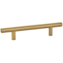 Emtek Bar 24 Inch Center to Center Cabinet Pull from the Contemporary Collection Satin Brass