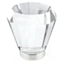 Emtek Brookmont 1-1/4 Inch Geometric Cabinet Knob from the Glass Collection - 25 Pack Satin Nickel