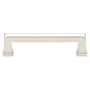 Emtek Alexander 3-1/2 Inch Center to Center Handle Cabinet Pull from the Art Deco Collection Polished Nickel
