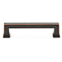 Emtek Alexander 6 Inch Center to Center Handle Cabinet Pull from the Art Deco Collection - 10 Pack Oil Rubbed Bronze