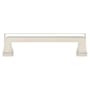 Emtek Alexander 6 Inch Center to Center Handle Cabinet Pull from the Art Deco Collection Polished Nickel