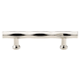Emtek Tribeca 6 Inch Center to Center Bar Cabinet Pull from the Art Deco Collection - 10 Pack Polished Nickel