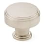 Emtek Newport 1-1/4 Inch Mushroom Cabinet Knob from the Art Deco Collection Satin Nickel