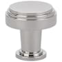 Emtek Newport 1-5/8 Inch Mushroom Cabinet Knob from the Art Deco Collection Satin Nickel