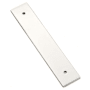 Emtek Art Deco 4 Inch Center to Center Cabinet Pull Rectangular Backplate Polished Nickel