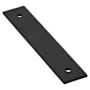 Emtek Art Deco 4 Inch Center to Center Cabinet Pull Rectangular Backplate Flat Black