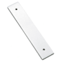 Emtek Art Deco 4 Inch Center to Center Cabinet Pull Rectangular Backplate Polished Chrome