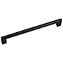 Emtek Trail 12 Inch Center to Center Handle Appliance Pull from the Contemporary Collection Flat Black