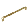 Emtek Trinity 12 Inch Center to Center Handle Appliance Pull from the Contemporary Collection Satin Brass