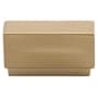 Emtek Cinder 2-1/4 Inch Rectangular Cabinet Knob from the Urban Modern Collection Satin Brass