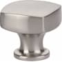 Emtek Freestone 1-1/4 Inch Square Cabinet Knob from the Urban Modern Collection Satin Nickel