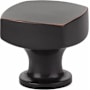 Emtek Freestone 1-1/2 Inch Square Cabinet Knob from the Urban Modern Collection Oil Rubbed Bronze