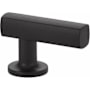 Emtek Freestone 1-7/8 Inch Designer Cabinet Knob from the Urban Modern Collection Flat Black