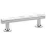 Emtek Freestone 4 Inch Center to Center Bar Cabinet Pull from the Urban Modern Collection Polished Chrome
