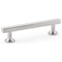 Emtek Freestone 8 Inch Center to Center Bar Cabinet Pull from the Urban Modern Collection Satin Nickel