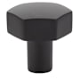 Emtek Mod Hex 1-1/8 Inch Geometric Cabinet Knob from the Urban Modern Collection Flat Black