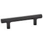Emtek Mod Hex 3-1/2 Inch Center to Center Bar Cabinet Pull from the Urban Modern Collection Flat Black