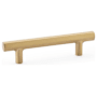 Emtek Mod Hex 3-1/2 Inch Center to Center Bar Cabinet Pull from the Urban Modern Collection Satin Brass