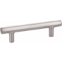 Emtek Mod Hex 6 Inch Center to Center Bar Cabinet Pull from the Urban Modern Collection Satin Nickel