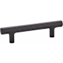 Emtek Mod Hex 6 Inch Center to Center Bar Cabinet Pull from the Urban Modern Collection Flat Black