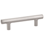 Emtek Mod Hex 8 Inch Center to Center Bar Cabinet Pull from the Urban Modern Collection Satin Nickel