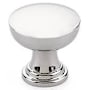 Emtek Overland 1-1/4 Inch Mushroom Cabinet Knob from the Transitional Heritage Collection Polished Nickel