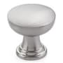 Emtek Overland 1-1/4 Inch Mushroom Cabinet Knob from the Transitional Heritage Collection Satin Nickel