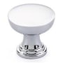 Emtek Overland 1-1/4 Inch Mushroom Cabinet Knob from the Transitional Heritage Collection Polished Chrome
