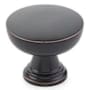 Emtek Overland 1-3/4 Inch Mushroom Cabinet Knob from the Transitional Heritage Collection Oil Rubbed Bronze