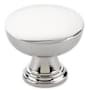 Emtek Overland 1-3/4 Inch Mushroom Cabinet Knob from the Transitional Heritage Collection Polished Nickel