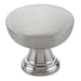 Emtek Overland 1-3/4 Inch Mushroom Cabinet Knob from the Transitional Heritage Collection Satin Nickel