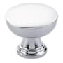 Emtek Overland 1-3/4 Inch Mushroom Cabinet Knob from the Transitional Heritage Collection Polished Chrome