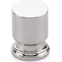 Emtek Prosser 1 Inch Cylindrical Cabinet Knob from the Transitional Heritage Collection Polished Nickel