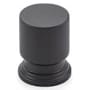Emtek Prosser 1 Inch Cylindrical Cabinet Knob from the Transitional Heritage Collection Flat Black