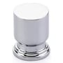 Emtek Prosser 1 Inch Cylindrical Cabinet Knob from the Transitional Heritage Collection Polished Chrome