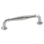 Emtek Blythe 4 Inch Center to Center Handle Cabinet Pull from the Transitional Heritage Collection Polished Nickel