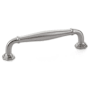 Emtek Blythe 4 Inch Center to Center Handle Cabinet Pull from the Transitional Heritage Collection Satin Nickel