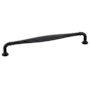Emtek Blythe 8 Inch Center to Center Handle Cabinet Pull from the Transitional Heritage Collection Flat Black