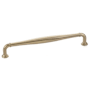 Emtek Blythe 8 Inch Center to Center Handle Cabinet Pull from the Transitional Heritage Collection Satin Brass