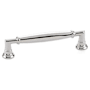 Emtek Westwood 4 Inch Center to Center Handle Cabinet Pull from the Transitional Heritage Collection Polished Nickel