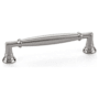 Emtek Westwood 4 Inch Center to Center Handle Cabinet Pull from the Transitional Heritage Collection Satin Nickel