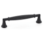 Emtek Westwood 4 Inch Center to Center Handle Cabinet Pull from the Transitional Heritage Collection Flat Black