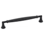 Emtek Westwood 6 Inch Center to Center Handle Cabinet Pull from the Transitional Heritage Collection Flat Black