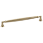 Emtek Westwood 8 Inch Center to Center Handle Cabinet Pull from the Transitional Heritage Collection Satin Brass