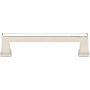 Emtek Alexander 12 Inch Center to Center Handle Cabinet Pull from the Art Deco Collection Polished Nickel