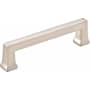 Emtek Alexander 12 Inch Center to Center Handle Cabinet Pull from the Art Deco Collection Satin Nickel