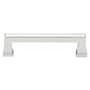 Emtek Alexander 12 Inch Center to Center Handle Cabinet Pull from the Art Deco Collection Polished Chrome