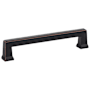 Emtek Alexander 5 Inch Center to Center Handle Cabinet Pull from the Art Deco Collection Oil Rubbed Bronze