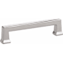 Emtek Alexander 5 Inch Center to Center Handle Cabinet Pull from the Art Deco Collection Polished Nickel
