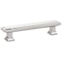 Emtek Geometric Rectangular 12 Inch Center to Center Bar Cabinet Pull from the Geometric Collection Polished Nickel
